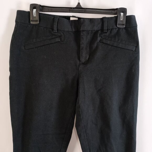 Gap Womens Skinny Ankle Pants Black Size 8R Mid Rise Slim Leg Stretch Casual - Picture 8 of 9